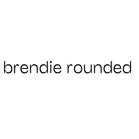 Brendie Rounded Elegant English Font for Branding & Creative Design